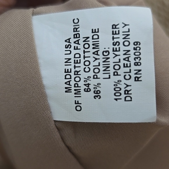 Anthropologie DREW-NWT-Tan/White Sheath Dress Fully Lined-Size 4 - Picture 8 of 16